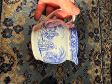 Load image into Gallery viewer, Spode “Blue Room Collection” Continental Views Cream Pitcher – Blue & White Transferware