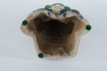 Load image into Gallery viewer, Antique Japanese Polychrome Warrior Guardian Figure, Late Edo–Early Meiji Folk Sculpture (11” Tall)