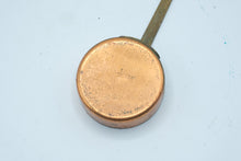 Load image into Gallery viewer, Vintage Copper 1 4 Cup Measuring Pan Tinned Interior Brass Handle