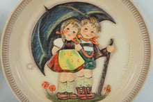 Load image into Gallery viewer, Lot of 2 Goebel M.J. Hummel Annual Collector Plates Stormy Weather 1975 & Spring Dance 1980