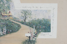 Load image into Gallery viewer, D. Morgan “One Hundred Years Together” Limited Edition Print – Cottage Landscape in Gold Frame – 33.5" x 24"