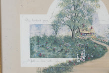 Load image into Gallery viewer, D. Morgan “One Hundred Years Together” Limited Edition Print – Cottage Landscape in Gold Frame – 33.5" x 24"