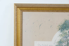 Load image into Gallery viewer, D. Morgan “One Hundred Years Together” Limited Edition Print – Cottage Landscape in Gold Frame – 33.5" x 24"