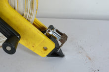 Load image into Gallery viewer, 100-Foot Open Reel Fiberglass Measuring Tape β Heavy-Duty Yellow Casing with Hand Crank