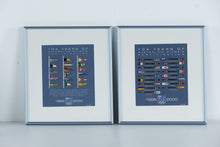 Load image into Gallery viewer, Framed Australian Olympic Committee Commemorative with Metal Rowing Oar Pins 1896–2000