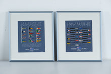 Load image into Gallery viewer, Framed Australian Olympic Committee Commemorative with Metal Rowing Oar Pins 1896–2000