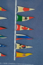 Load image into Gallery viewer, Framed Australian Olympic Committee Commemorative with Metal Rowing Oar Pins 1896–2000