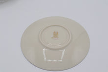 Load image into Gallery viewer, Lenox Adrienne Saucer Plates – Set of 10 – Green & Platinum Trim – Made in USA