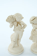 Load image into Gallery viewer, Vintage Alexander Backer Co. (ABCO) Porcelain Figurines – Pair of 10" Colonial Children