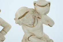Load image into Gallery viewer, Vintage Alexander Backer Co. (ABCO) Porcelain Figurines – Pair of 10" Colonial Children