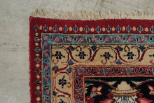 Load image into Gallery viewer, Persian Style Hand Knotted Wool Rug 98 x 123 Red Floral Medallion