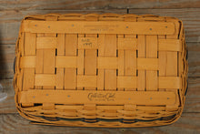 Load image into Gallery viewer, Longaberger Collectors Club 1997 Welcome Home Basket – Signed, Complete Set w/ Liner, Protector & Original Box