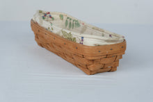 Load image into Gallery viewer, Longaberger 1997 Bread Basket Botanical Fields Liner Plastic Protector