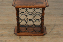 Load image into Gallery viewer, Oak & Iron 12-Bottle Wine Rack Table