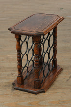 Load image into Gallery viewer, Oak & Iron 12-Bottle Wine Rack Table