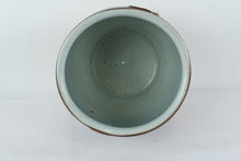 Load image into Gallery viewer, Antique English Stoneware Crock with Handles – Brown Glaze Pottery – 12" Tall