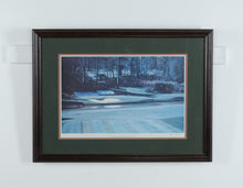 Load image into Gallery viewer, Framed Augusta National Golf Club Print – 12th Green Amen Corner Landscape Art