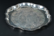 Load image into Gallery viewer, International Silver Chippendale Silverplate Round Serving Tray 13 5 Inch
