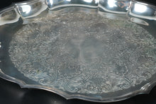 Load image into Gallery viewer, International Silver Chippendale Silverplate Round Serving Tray 13 5 Inch