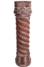 Load image into Gallery viewer, Set of 3 Spiral Columns - Carved Wood