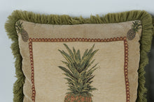Load image into Gallery viewer, Set of 2 Decorative 16" Pineapple Throw Pillows – Tapestry Front