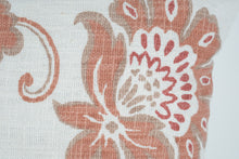 Load image into Gallery viewer, Terracotta Bloom Pillow Pair – 17" Square Decorative Throw Pillows