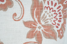 Load image into Gallery viewer, Terracotta Bloom Pillow Pair – 17" Square Decorative Throw Pillows