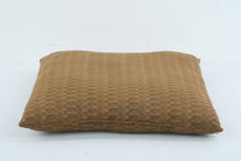 Load image into Gallery viewer, Brown Rust Textured Woven Throw Pillow 18 Inch Square Mid Century Modern Style