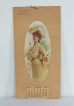 Load image into Gallery viewer, Antique 1907 Pearson and Company Mountain View California Advertising Calendar Lady Portrait