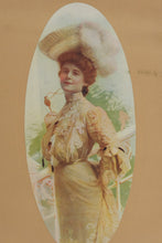 Load image into Gallery viewer, Antique 1907 Pearson and Company Mountain View California Advertising Calendar Lady Portrait