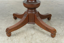 Load image into Gallery viewer, Antique Federal Revival Mahogany Extension Dining Table with 4 Leaves, Dated 1914