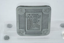 Load image into Gallery viewer, 1980 Lake Placid Winter Olympics Belt Buckle β XIII Olympic Winter Games Commemorative
