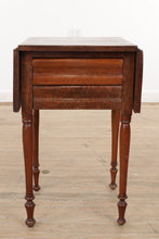 Load image into Gallery viewer, 19th Century Pembroke Side Table with 2 Drawers