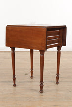 Load image into Gallery viewer, 19th Century Pembroke Side Table with 2 Drawers