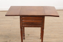 Load image into Gallery viewer, 19th Century Pembroke Side Table with 2 Drawers