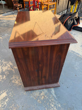 Load image into Gallery viewer, 2-Drawer File Cabinet with Laminate Top and Brass Pulls