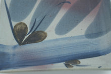 Load image into Gallery viewer, Handcrafted Freimark Studio Pottery Square Tray – Earthy Abstract Floral Glaze – Signed