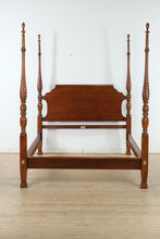 Load image into Gallery viewer, Lexington Queen Size Spiraled Poster Bed
