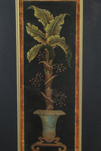 Load image into Gallery viewer, Tropical Palm Botanical Art in Distressed Gilded Frame