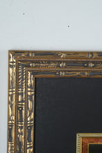 Load image into Gallery viewer, Tropical Palm Botanical Art in Distressed Gilded Frame