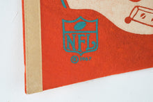 Load image into Gallery viewer, Vintage Miami Dolphins NFL Felt Pennant Football Helmet 30 Inch