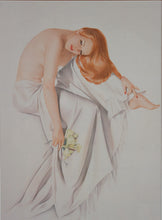 Load image into Gallery viewer, Alberto Vargas Jeanne Victory for a Soldier 1942 Esquire Pin Up Framed Print