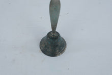 Load image into Gallery viewer, Vintage Sterling Silver Hand Bell 5 Inch Simple Handle Patina
