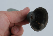Load image into Gallery viewer, Vintage Sterling Silver Hand Bell 5 Inch Simple Handle Patina