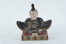 Load image into Gallery viewer, Antique Japanese Tenjin Figure – Polychrome Wood Scholar Deity, Edo to Early Meiji Period (11.5” Tall)