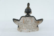 Load image into Gallery viewer, Antique Japanese Tenjin Figure – Polychrome Wood Scholar Deity, Edo to Early Meiji Period (11.5” Tall)