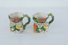 Load image into Gallery viewer, Fitz and Floyd Herb Garden Coffee Mug Rosemary Sage Basil Parsley Ceramic