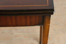 Load image into Gallery viewer, Mahogany Flip Top Game Table with Inlaid Border and Felt Playing Surface II