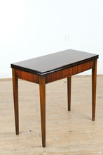 Load image into Gallery viewer, Mahogany Flip Top Game Table with Inlaid Border and Felt Playing Surface II
