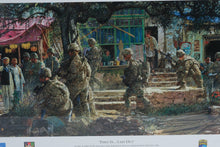 Load image into Gallery viewer, First In Last Out Limited Edition Military Art Print by James Dietz Signed Framed 35 x 22